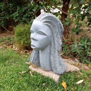 Face Carved from Morning Silence