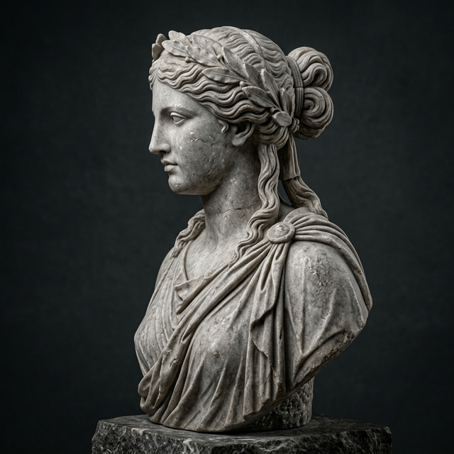 Echoes of Antiquity: Bust of Serenity - Image 2